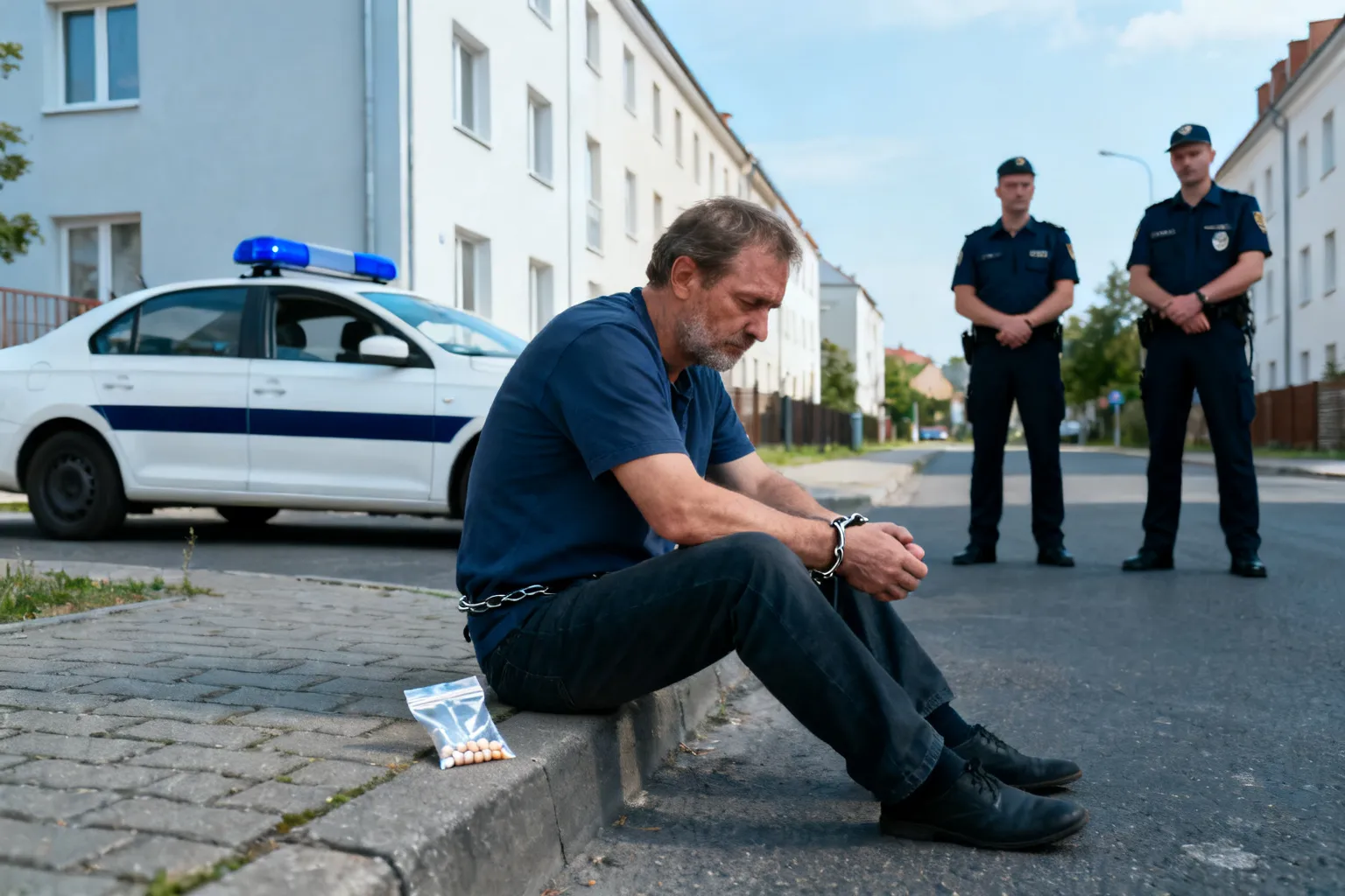 Zatrzymano 45-latka w Śródmieściu. Przy nim zabezpieczono narkotyki