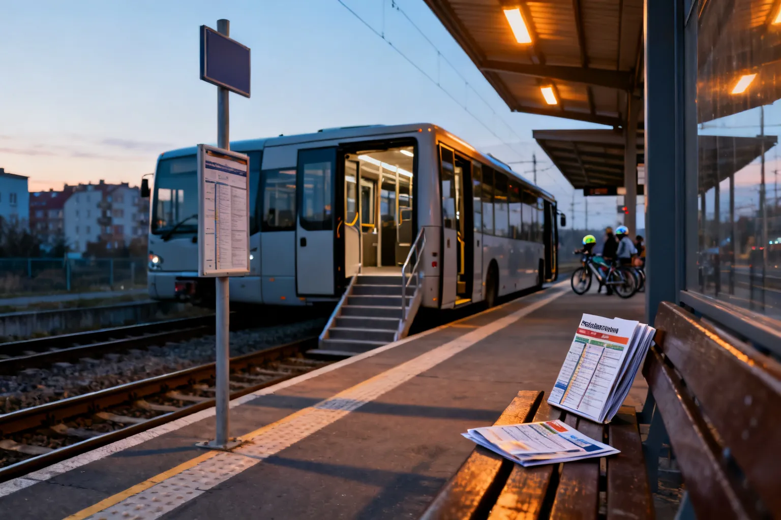 Koleje Mazowieckie rozkład październik 2026: objazdy i autobusy zastępcze na wybranych trasach