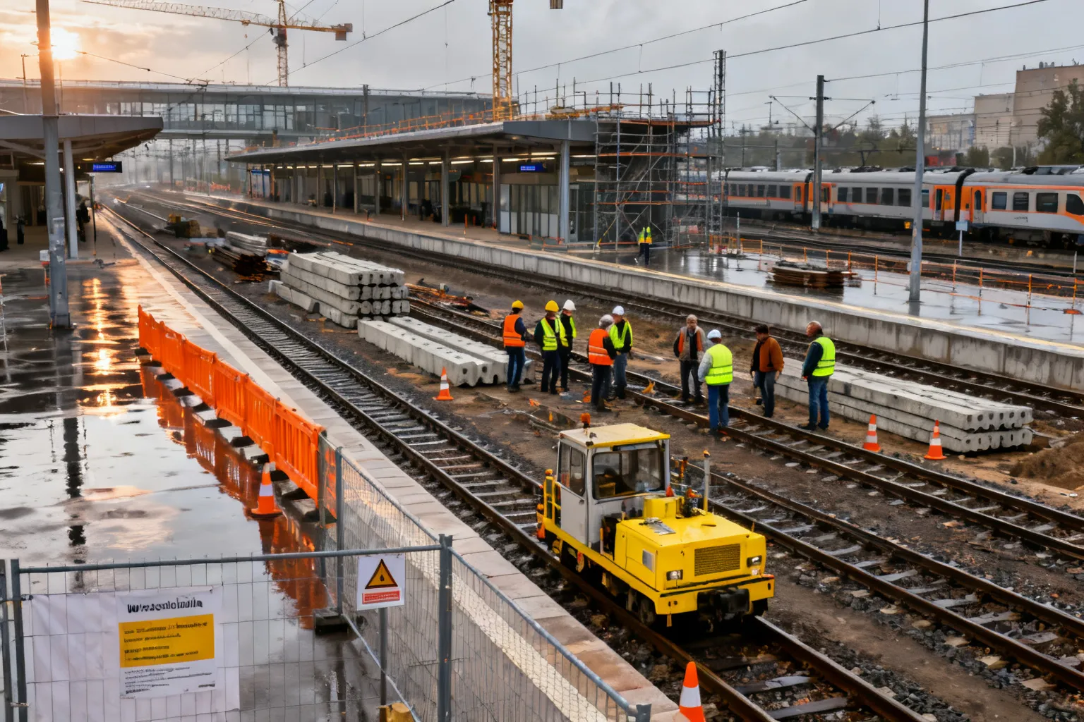 Przebudowa Warszawy Wschodniej 2027 — start prac i zmiany w kursowaniu pociągów