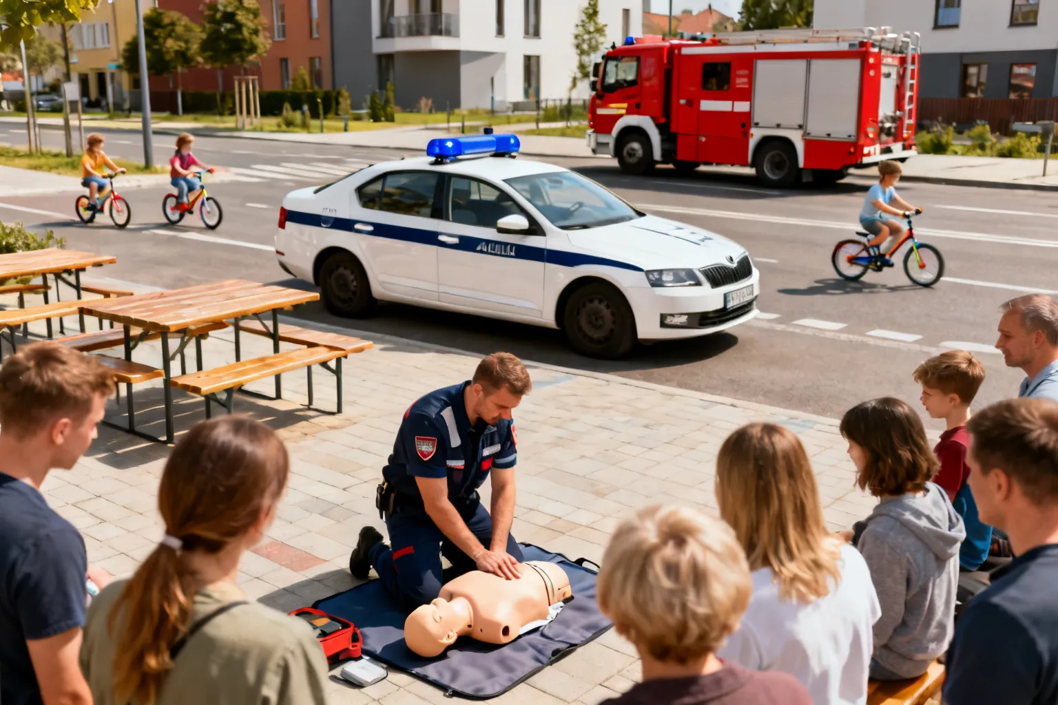 Piknik „Warszawa chroni” — pierwsza pomoc, miasteczko ruchu i pokazy służb
