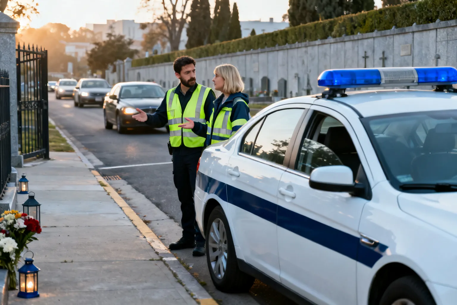 Znicz 2026 — wzmożone patrole policji przy cmentarzach i na drogach