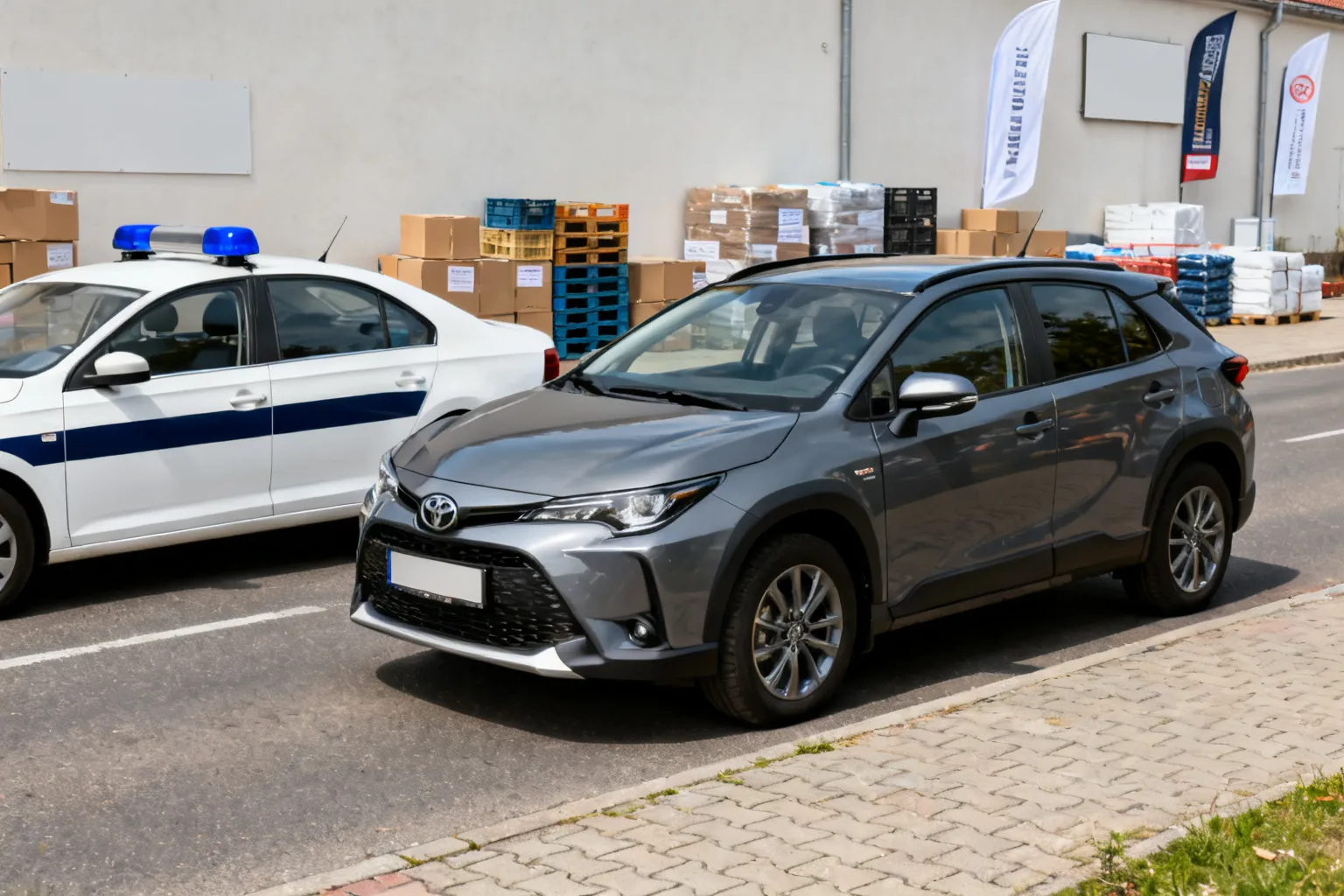 Odzyskano Toyotę Corolla Cross skradzioną w Niemczech. 21-latek aresztowany