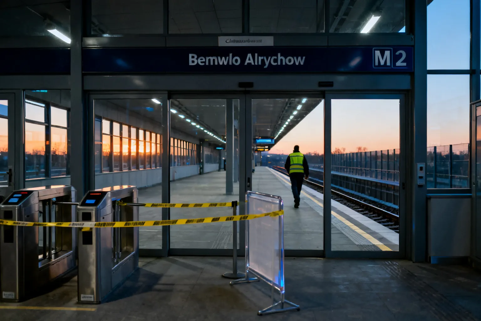 Zamknięcie stacji Bemowo Ulrychów metro — M2 skrócona do Księcia Janusza