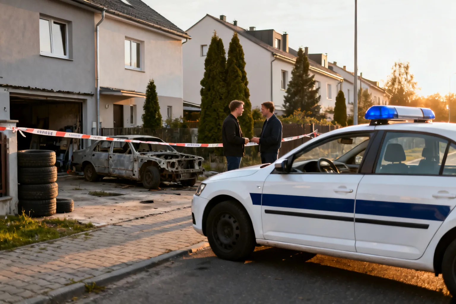 Zlikwidowano dziuplę samochodową w Kobyłce. Dwaj mężczyźni usłyszeli zarzuty