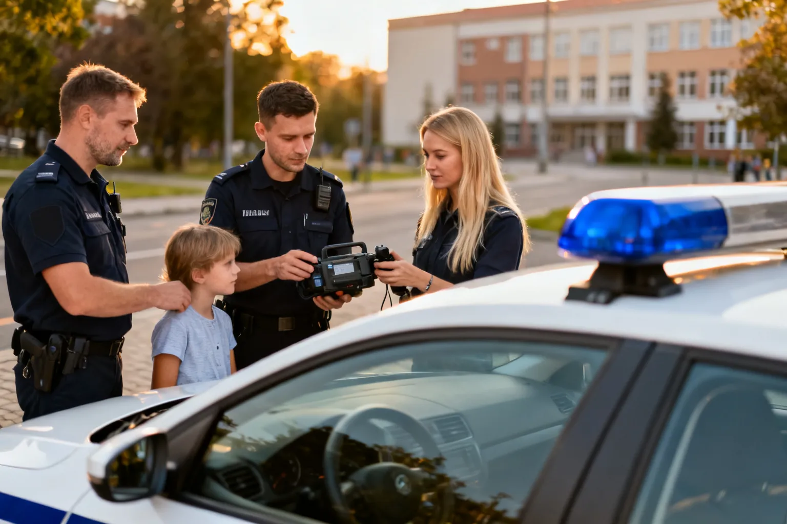 Policja zaprezentowała służbę podczas Dnia Otwartego WSB Merito