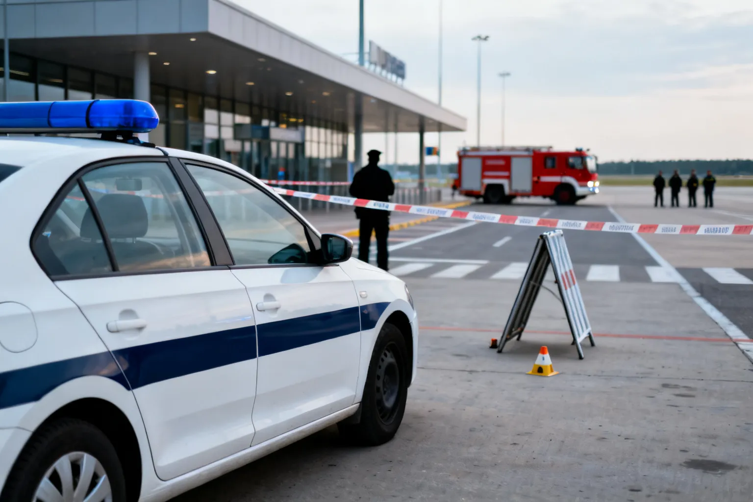 Zatrzymano 15-latka po fałszywym zgłoszeniu o bombie na lotnisku