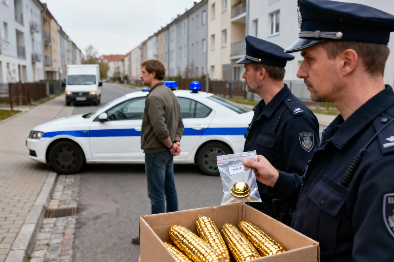 41-latek zatrzymany za montowanie metalowych „złotych kolb” na kukurydzy