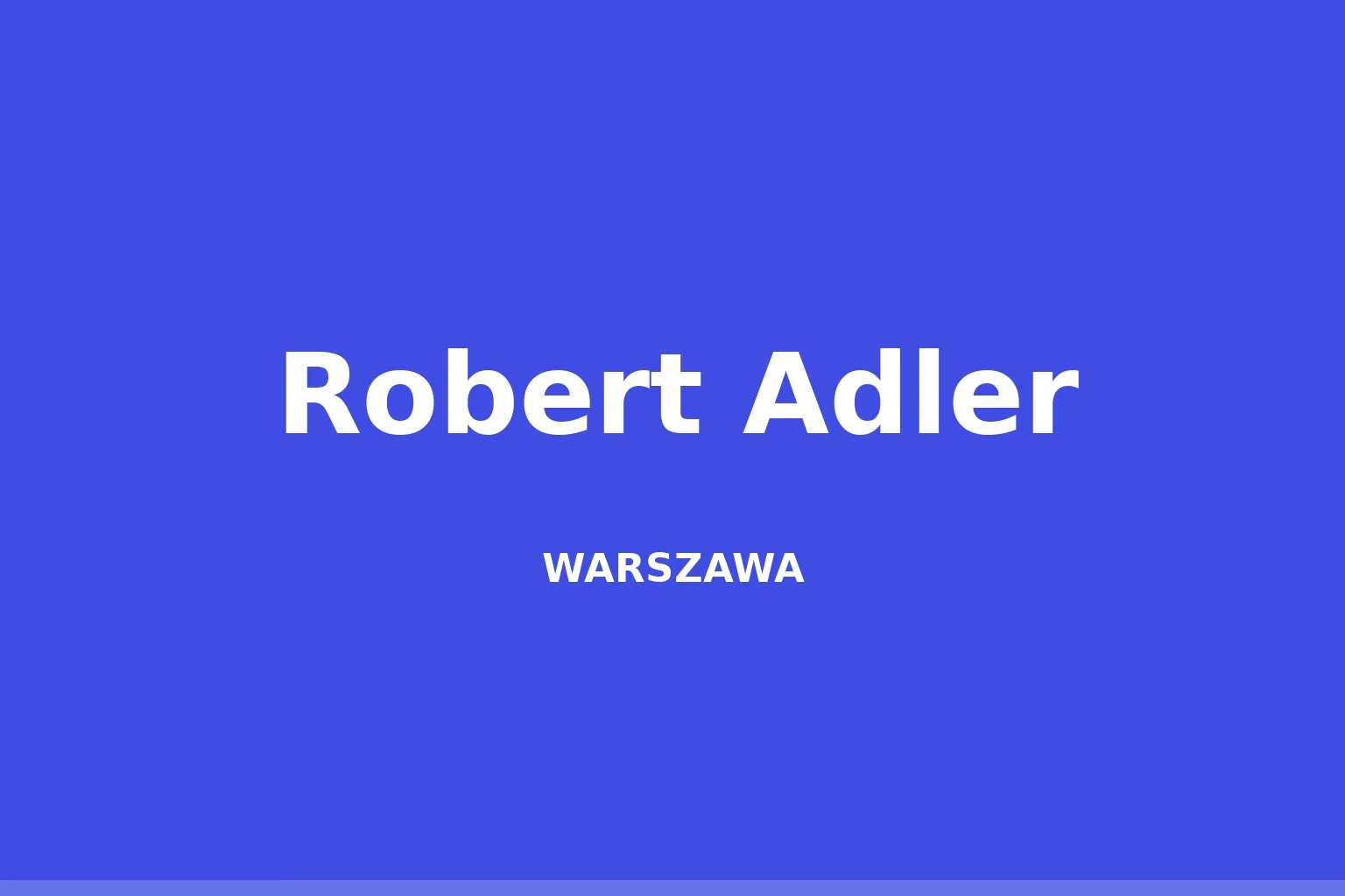 Robert Adler (rysownik)