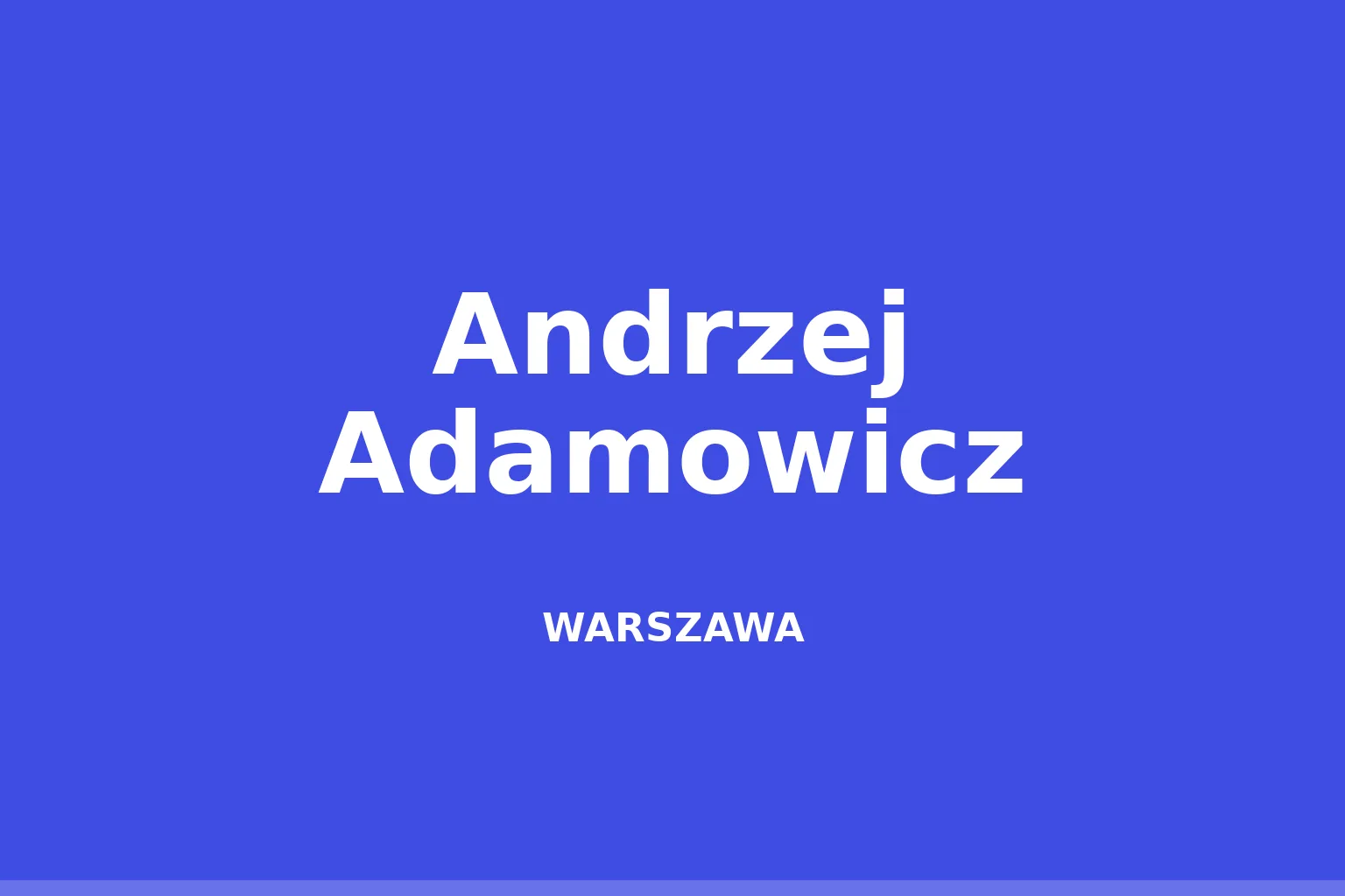 Andrzej Adamowicz (pułkownik)