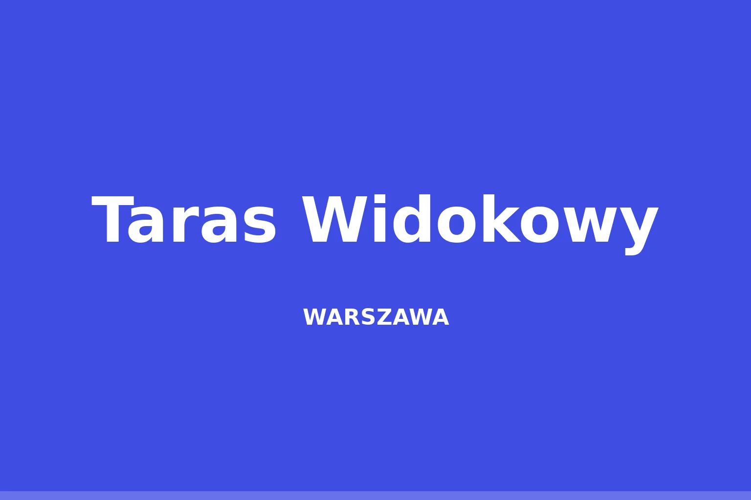 Taras Widokowy